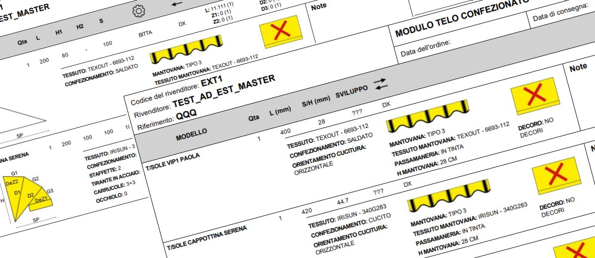Fogli di lavorazione e ordini ai fornitori generati automaticamente